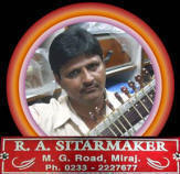 RA Sitarmaker Miraj India