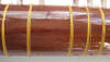 mahogany wood grain sitar