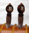 inlaid sympathetic pegs