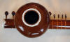 back of top tumba on sitar